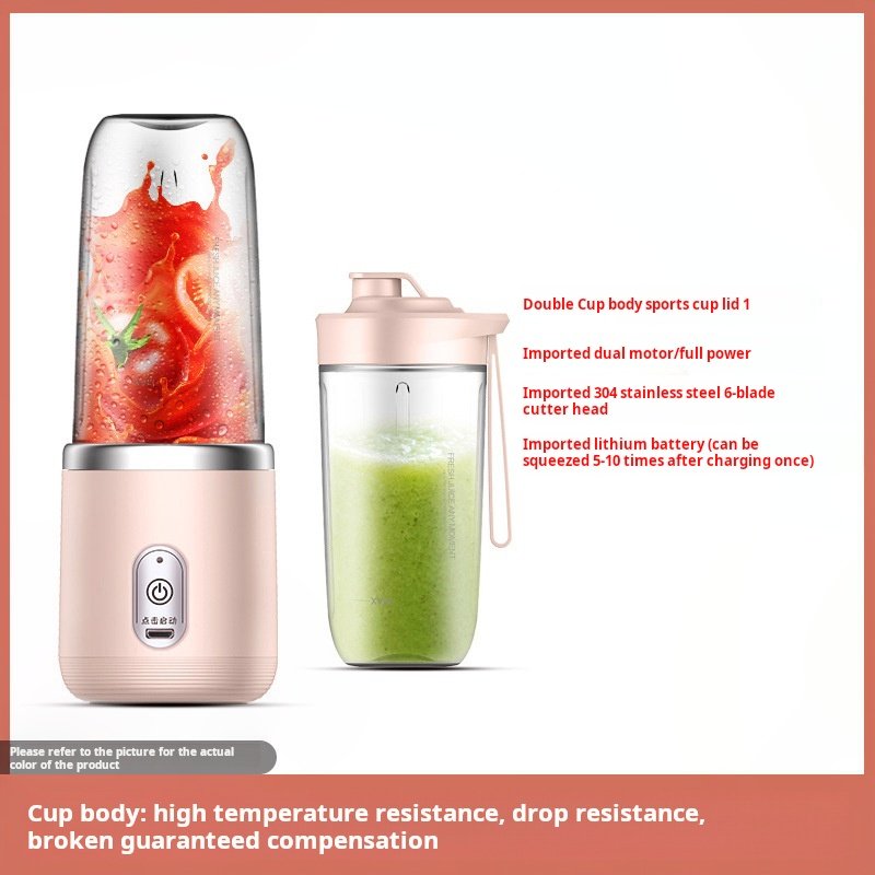 Automatic personal usb wireless jucer machine fruits fresh juicer blender cup small kitchen appliances