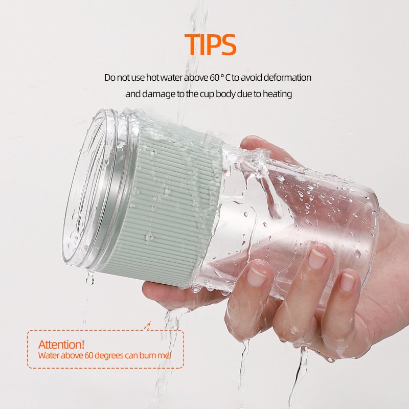 Electric Juicer Cup 6 Blades Blender With Straw Milkshake Machine USB Portable Fruit Milk Mixing Tool Mini Fresh Juice Blender