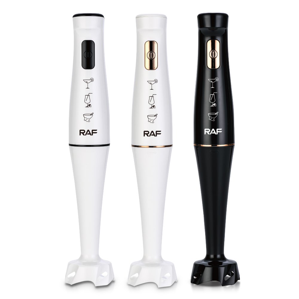 RAF 800W Ice Crush NEW Hand Blender Stick Chopper Household Kitchen Mixer for Puree Baby Food Smoothies Black