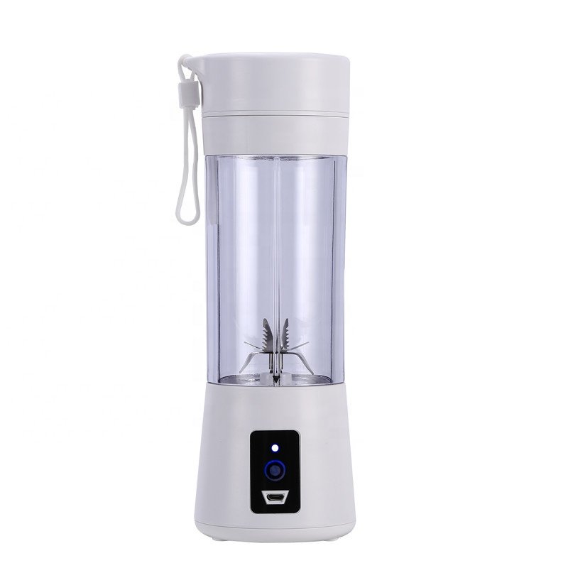Customized logo Licuadora Portatil Smoothie mini blender cup 380ML 6 blades USB Fruit Juicer