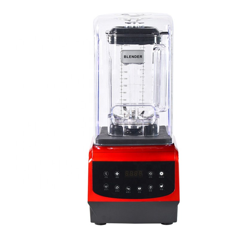 2L /3.5L /5L Big large Soundproof blender with cover Silent low noise commercial blender heavy duty