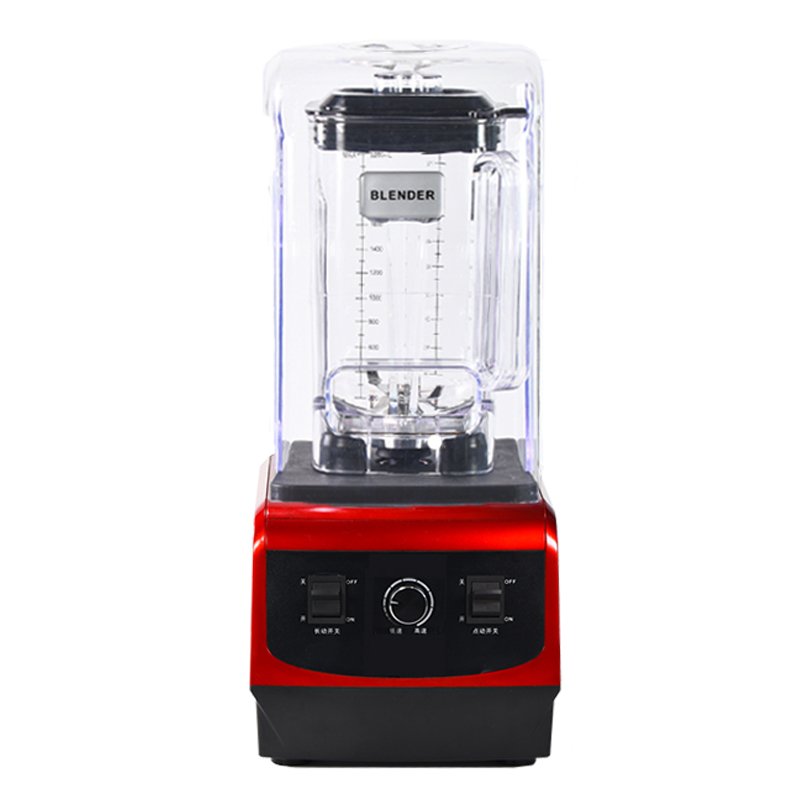 2L /3.5L /5L Big large Soundproof blender with cover Silent low noise commercial blender heavy duty