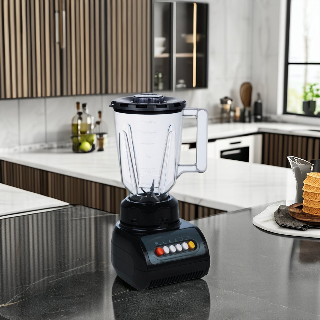 350W 4 Speeds 1.5L Plastic Jar Glass Jar 2 In 1 Electric 999 Blender Table Blender Speed Blender