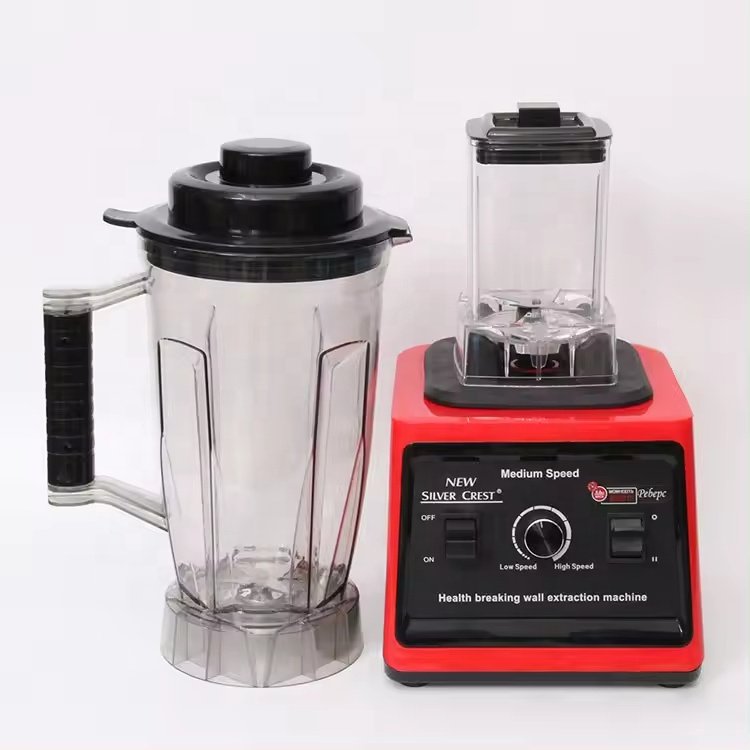 8000W 2 in 1 silver crest commercial heavy duty power fresh fruit juicer electrical 3L smoothie mixer blender for home