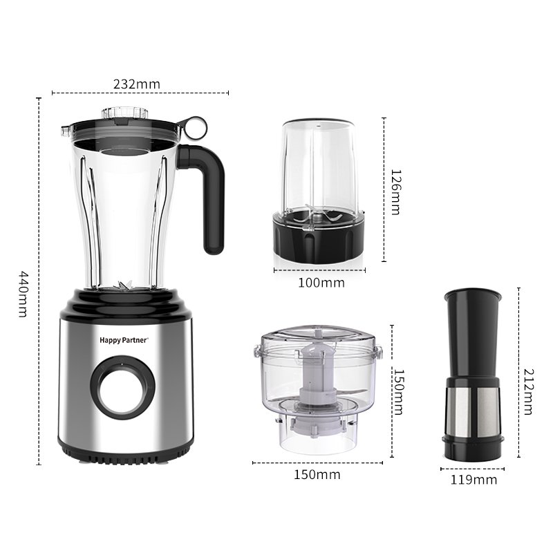 Happy Partner blenders and juicers Blender kitchen blender juicer with 2.0L tank