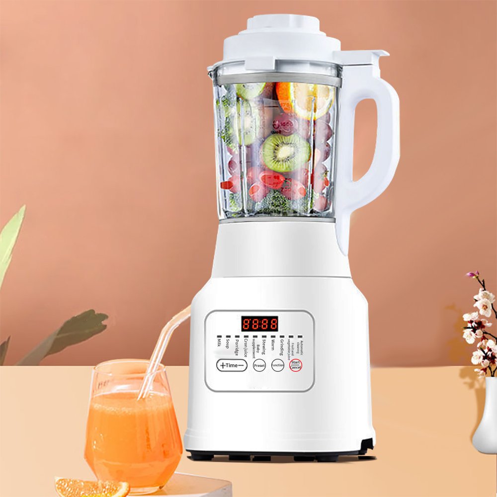 1.75L Professional High Speed Smoothie/Ice Crusher/Soup Cooking Vacuum Maker Blander With Glass Cup Mixer Grinder Blender