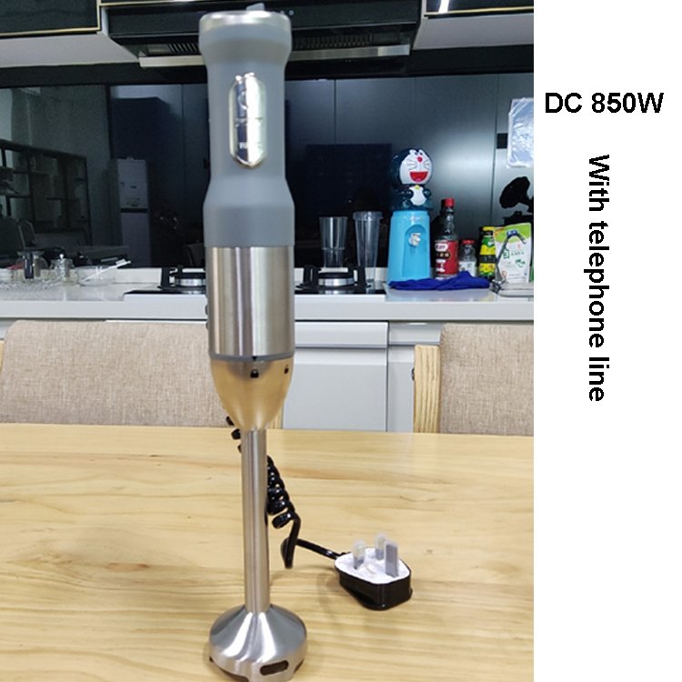 220V 850W Electric Stainless Steel Kitchen Multi-purpose Heavy Duty Copper Hand Blender With telephone line S.S blades
