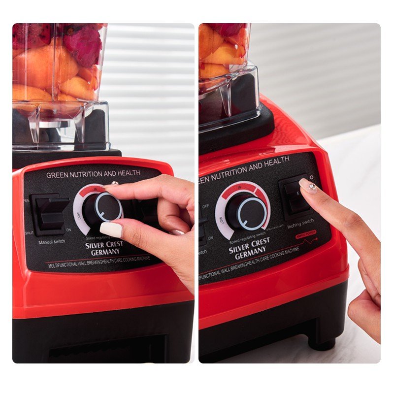 2024 hot sell 2 in 1 heavy duty Commercial kitchen household fresh fruit juicer electrical silver crest smoothie mixer blender