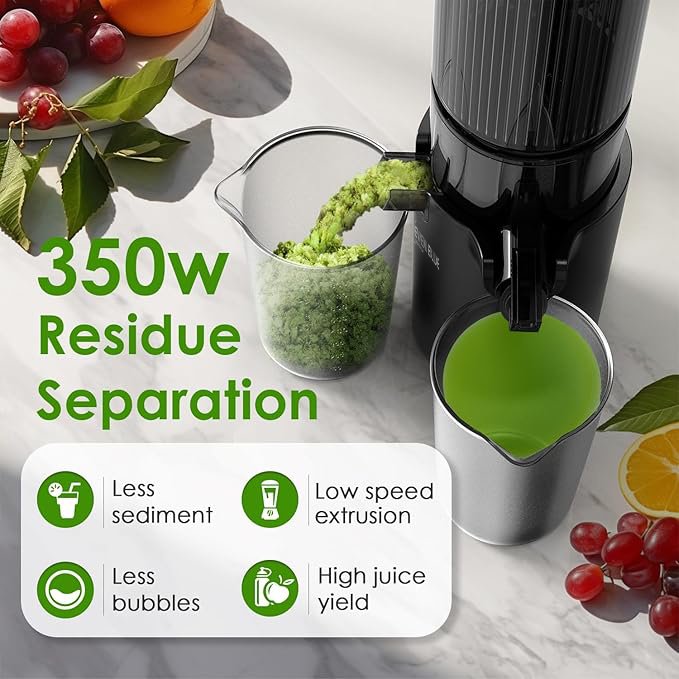 SEVEN BLUE 305W BPA Free Travel Mini Juicer Personal Wireless USB Juice Blender in Stylish Colors for Fresh Juice for Cars