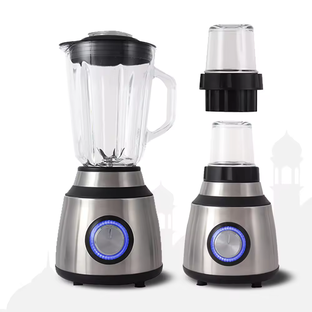 Home Appliance 2 In1 1.5L Portable Blender, Electric Blender Juicer With Grinder Cup
