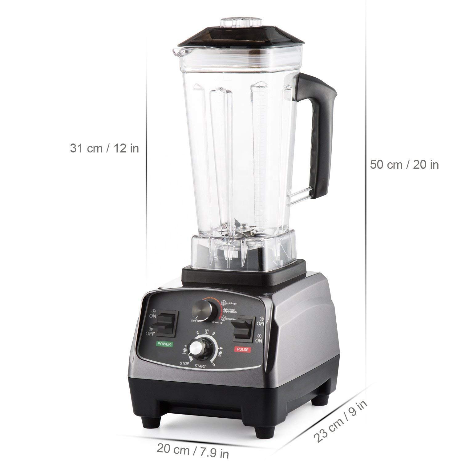 2200W Commercial Professional Blender Food Processor