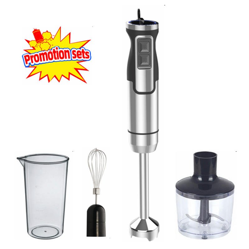 4-in-1 Hand Blender Set 200W/400W/600W 15000RPM Pure Copper Motor Portable Electric Fruit Blender for Household Use