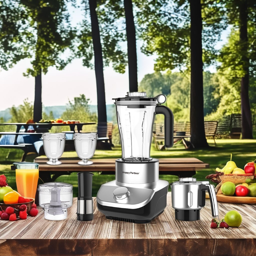 Happy Partner food processor kitchen mixer 6 in 1 juicer grinder 304 stainless steel cell wall breaker Large capacity blender