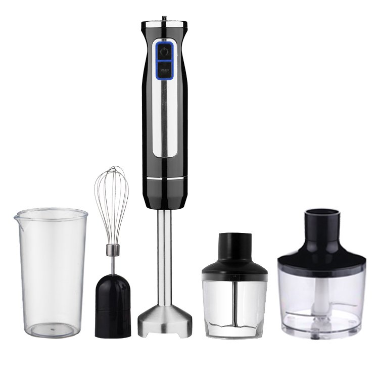 Electric immersion hand blender powerful watt and multi-functional 4 in 1 set