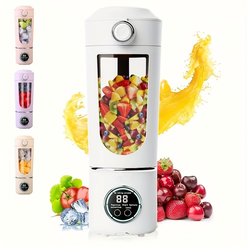 Popular 700Ml Upgrade Portable Blender High Speed Rechargeable 2 In 1 Personal Juicer For Travel Friendly Shakes Smoothies