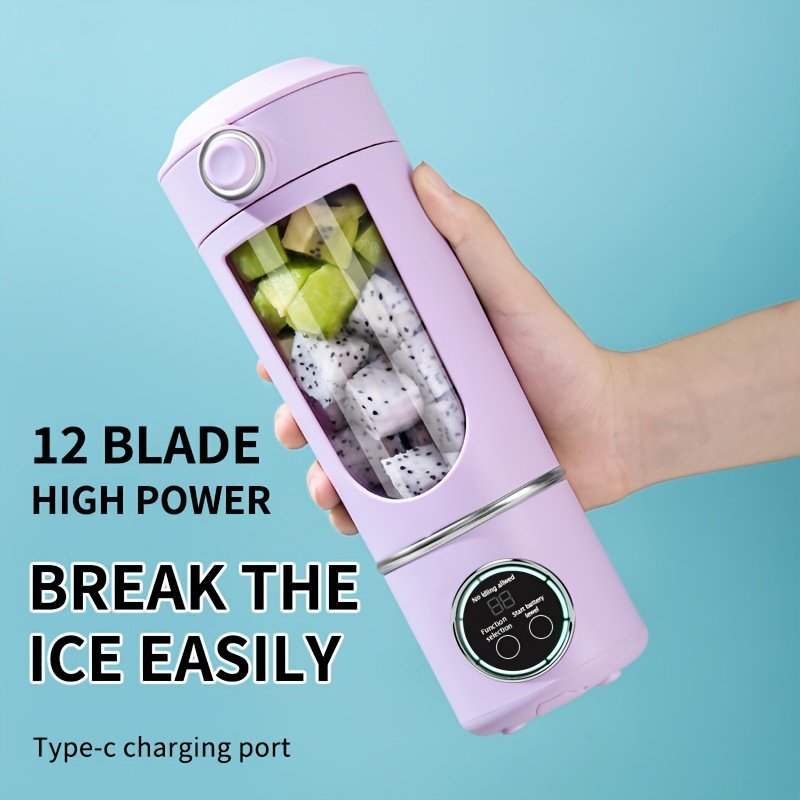 Popular 700Ml Upgrade Portable Blender High Speed Rechargeable 2 In 1 Personal Juicer For Travel Friendly Shakes Smoothies