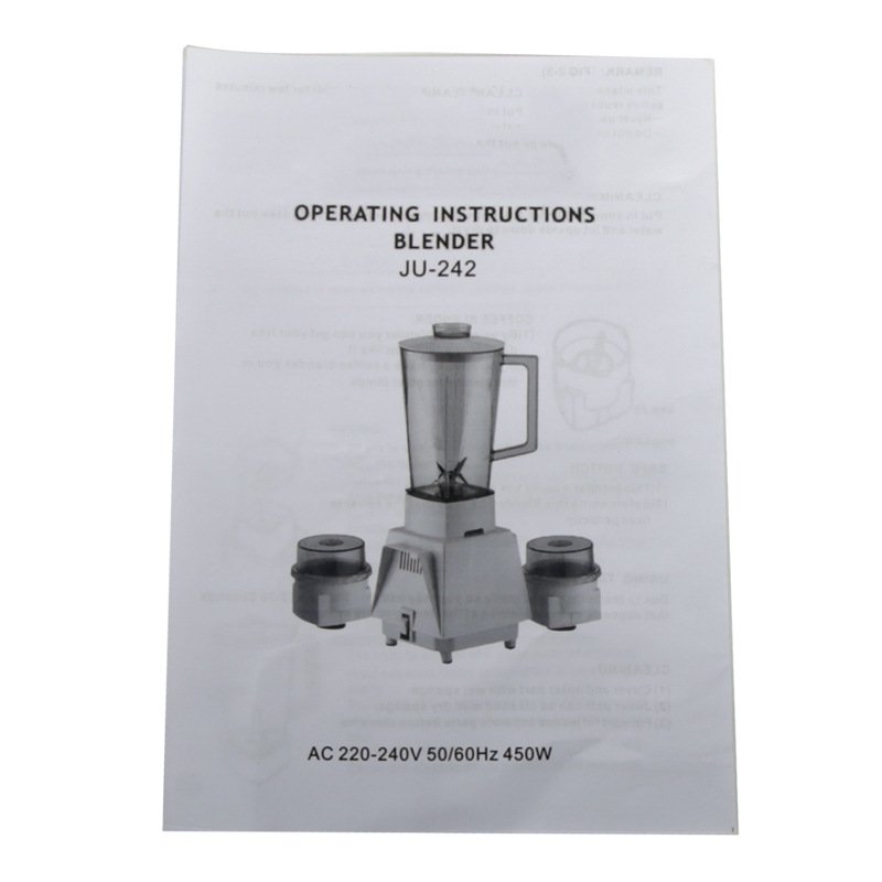 Top sales 3 in 1 stainless Steel commercial heavy duty food smoothie processor blender and juicers