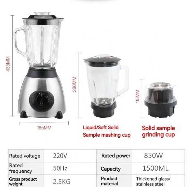SHITAI 2024 Factory Price Hot Sale High Power Brand New High Speed 1.5L Juicer Commercial Electric Smoothie Blender