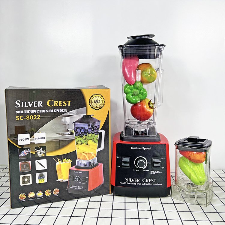 factory direct sale 7000w SC-8022 silver crest smoothie blender