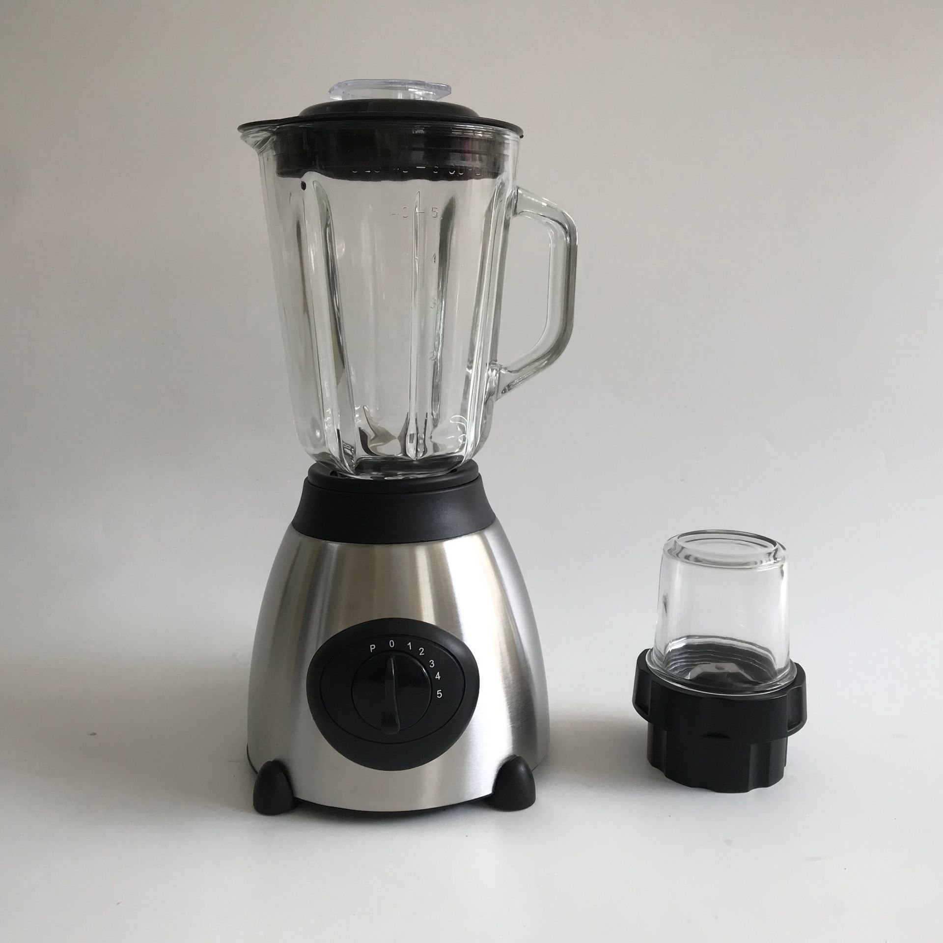 Custom logo 2 in 1 Blender Juicer Y66 5 Speed with Stainless Steel Jar Electric Food Mixer Blender