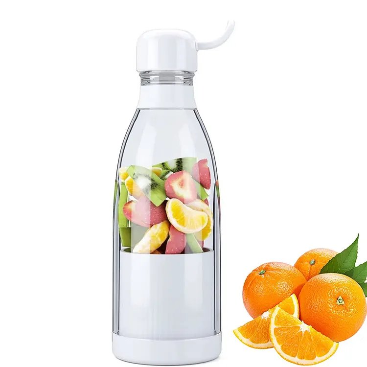 2023 New Hand Held 300ml USB Charging Household Small Smoothie Bottle Blenders Fresh Juicer Mini Portable Blender Mixer