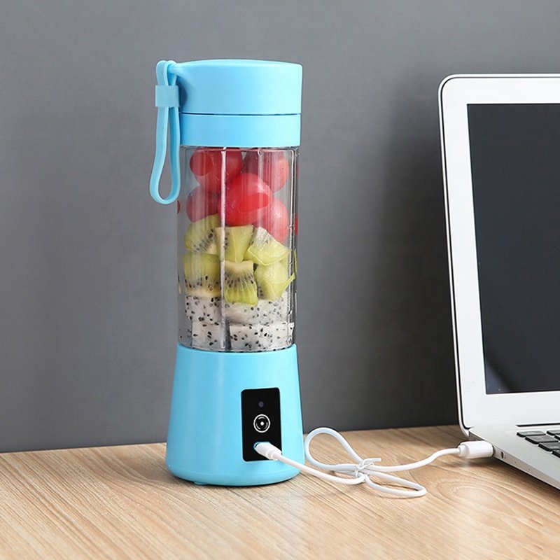 Hot Sale USB portable juicer cup/electric blender 380ml bottle hand shaker