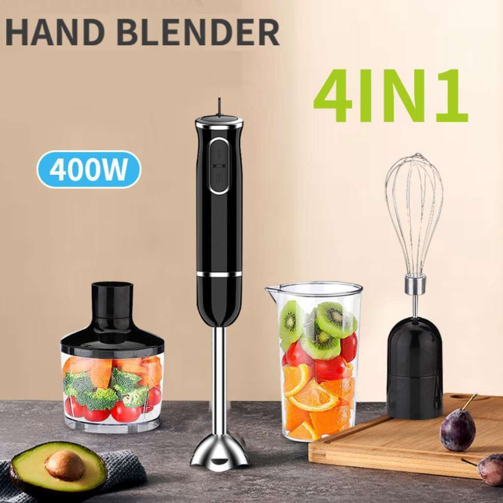 Food Mixer Zogifts hot sell 2024 Household 4 IN 1 Multifunctional Kitchen Vertical Handheld Commercial Immersion Stick Blender