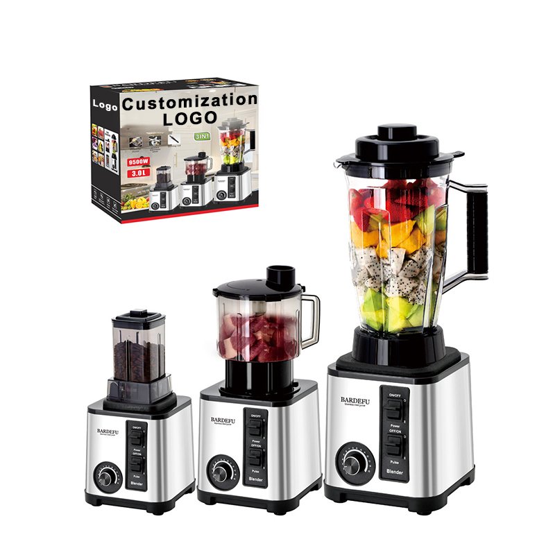 New Generation Blender Fruit Juicer Kitchen Heavy Duty 9500w Commercial Electric 3L Mixer 3 In 1 Blender