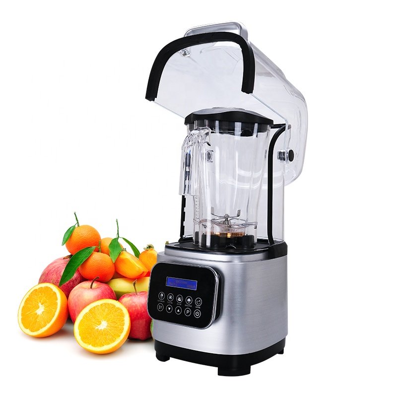 Muti-Functions Heavy Duty Commercial Blender with High-Grade Transparent Plastic Container and Removable Shield Blender