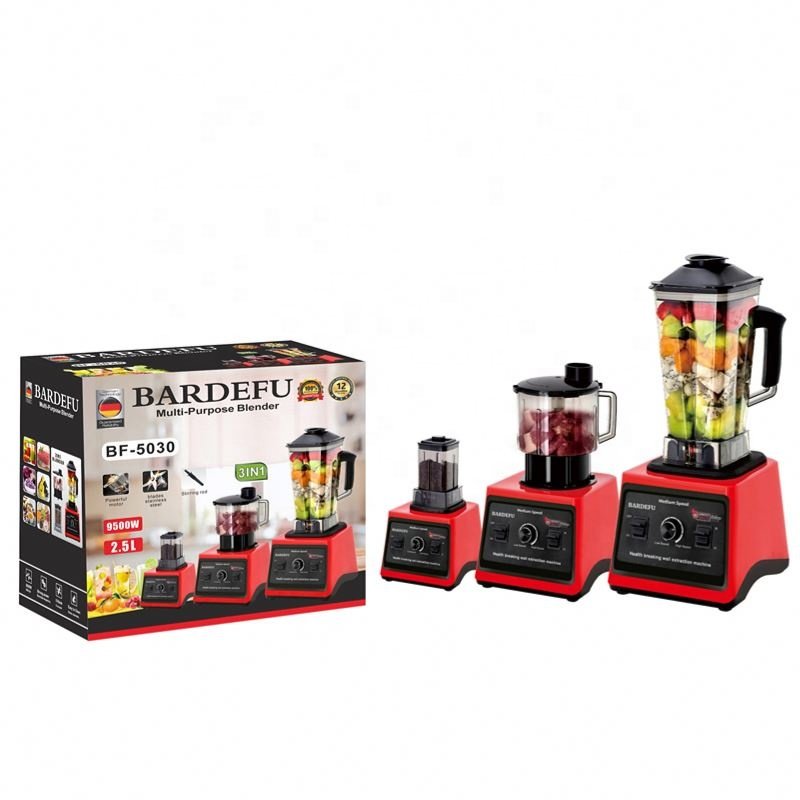Commercial Electric 9500W 3 In 1 Heavy Duty Blender Juicers Smoothie Table Mixer