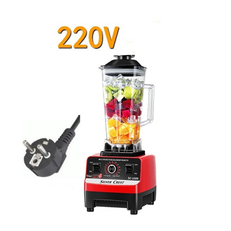 2L Household mixer multi functional complementary food processor 2l 4500W big powerful smoothies large commercial blender