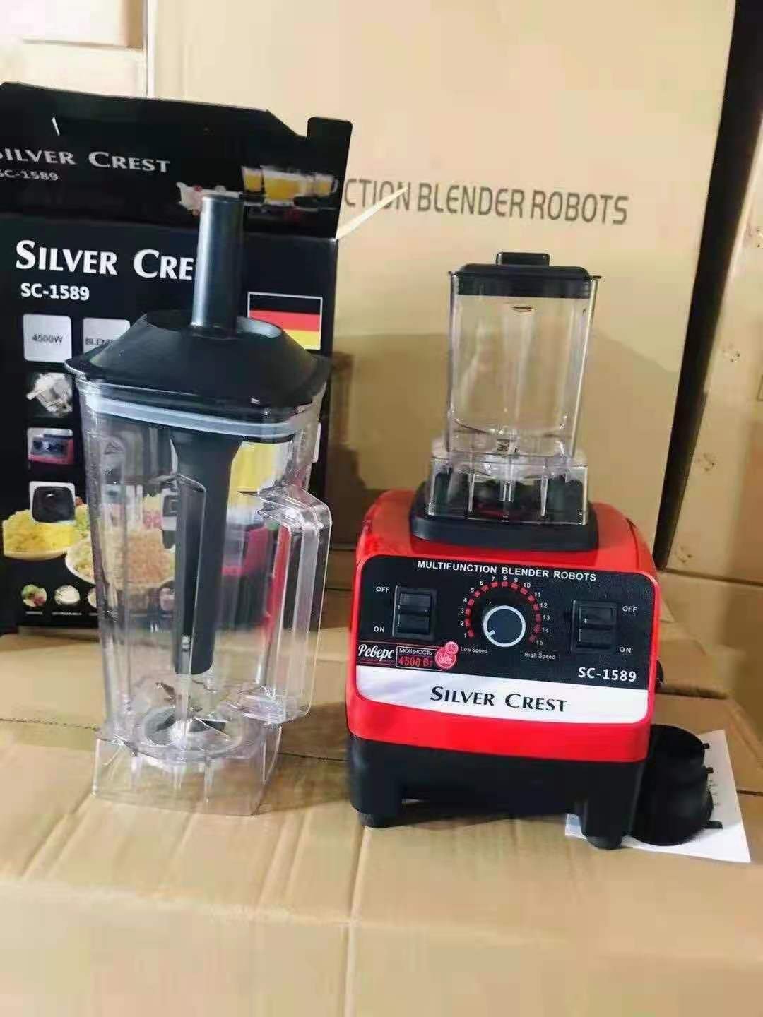 2L Household mixer multi functional complementary food processor 2l 4500W big powerful smoothies large commercial blender