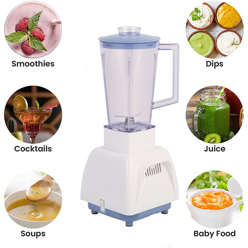 Electric 300 Watt Estrattore Succo Mixture Chopper Food Processor Grinder Juicer Blender With Safe lock