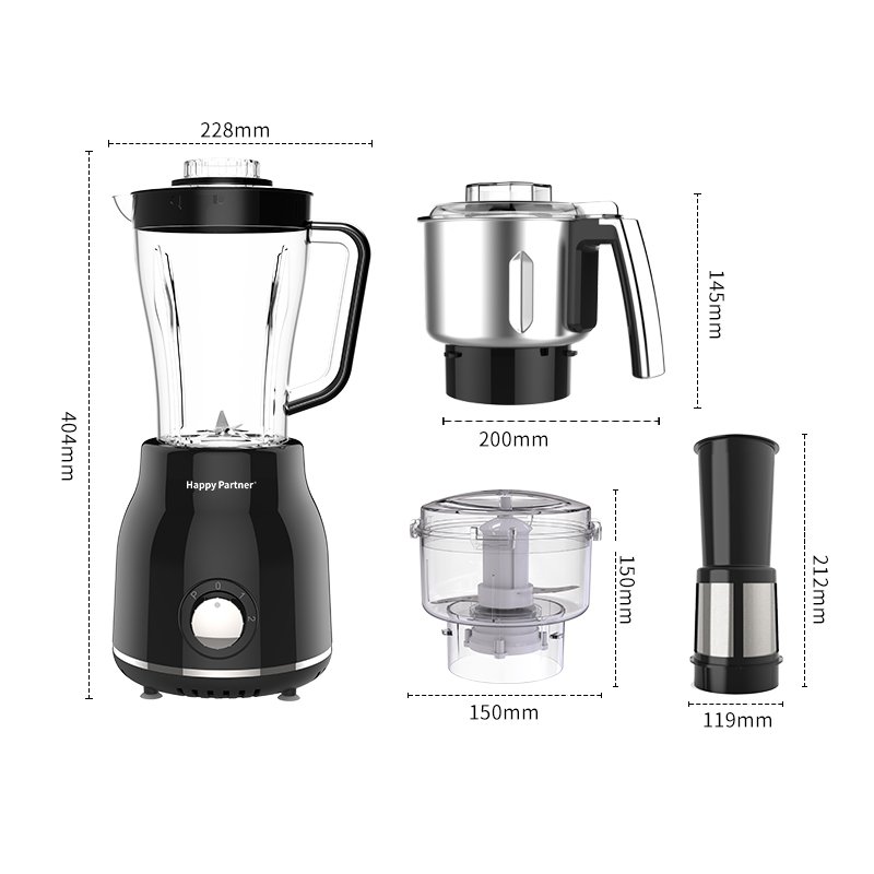Home and Commercial Appliances Kitchen Electrical Juicer Smoothie Electric Blender and Grinder blender and food processo
