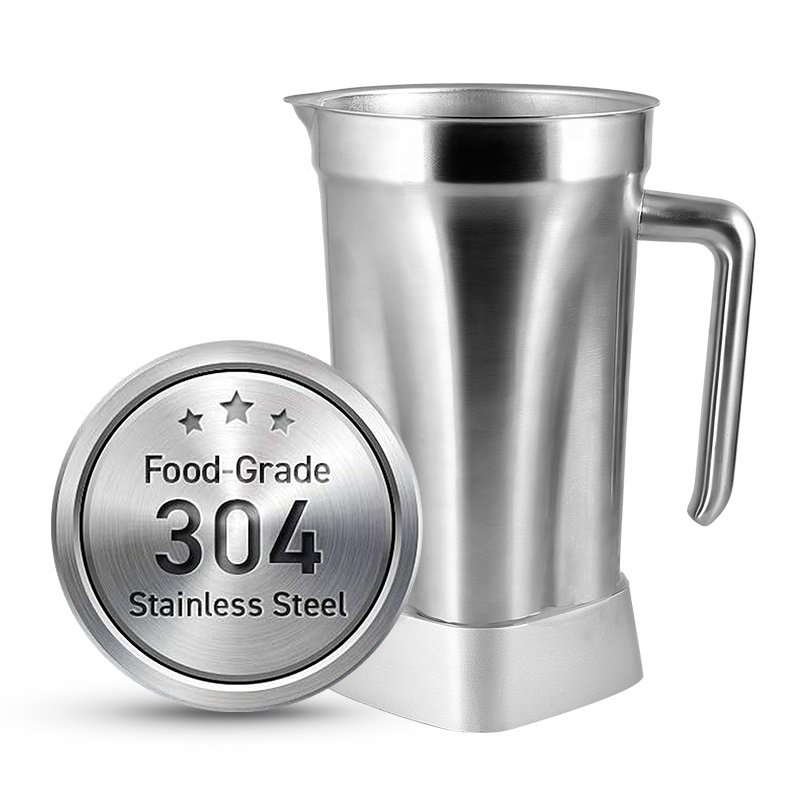 2L stainless steel cup jar blender with voice cover digital control commercial blender heavy duty industrial