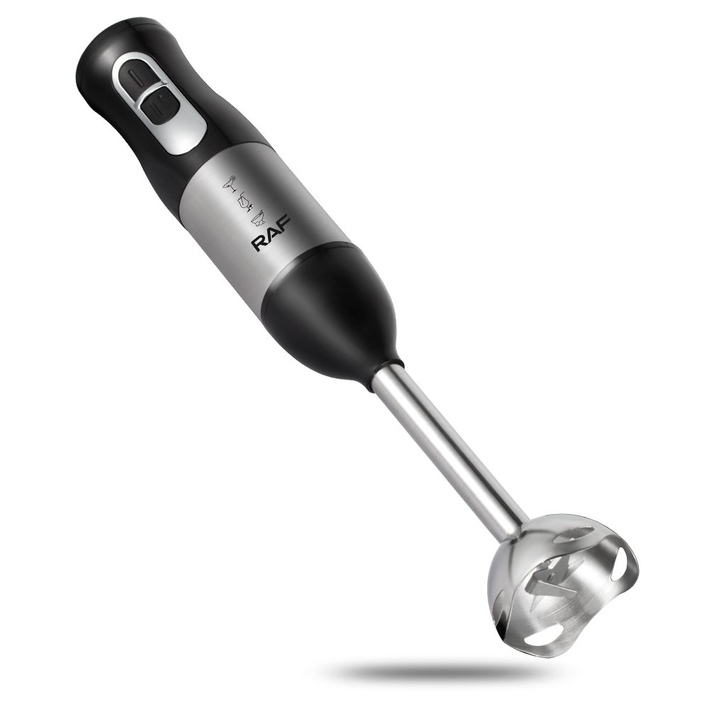 RAF 2 Speed Manual Garlic Food Processor Blender Mixer Stick Immersion Hand Blender