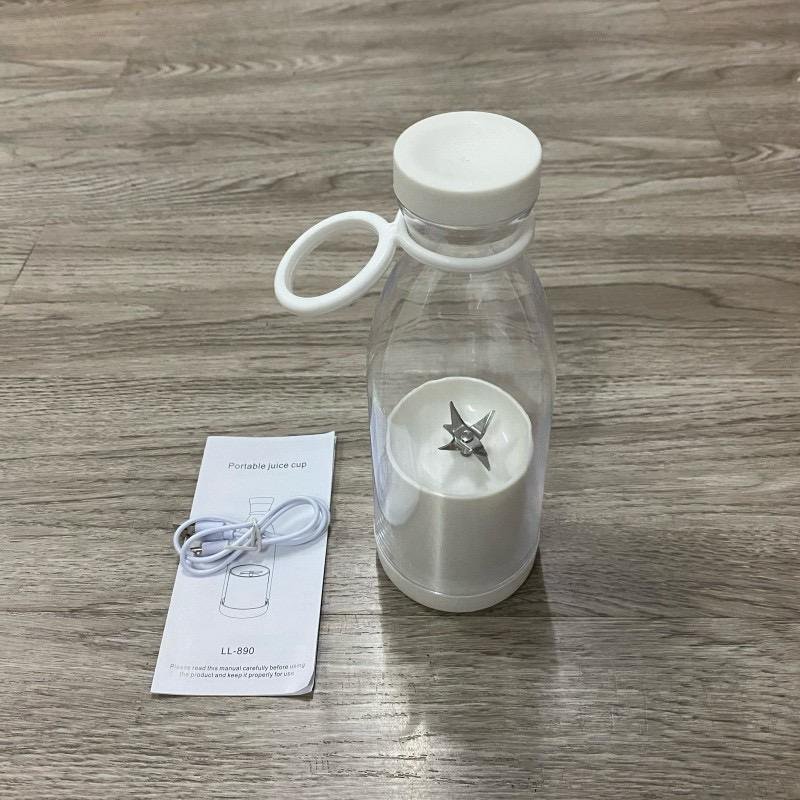 Mini Fruit Juicer Ice Smoothie 6 Blade Mini Home USB Rechargeable Portable Blender