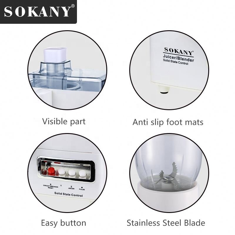 Sokany Hot Sale 4 In 1 Bottle Cup Electric Juicer Extractor Machine Personal Fresh Orange Citrus Beauty Juice Blender