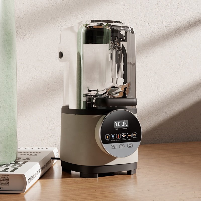 commercial low noise with sound cover high quality silent blender machine mixer multifunctional touch screen digital bar blender