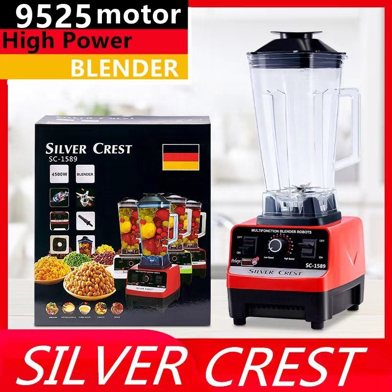 Kitchen appliances moulinex silver crest blender sc-1589 Pure copper motor 4500w 3 in 1 food processor smoothie mixer