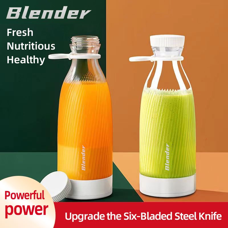Portable Juicer Blender Electric Fruit Juicer USB Rechargeable Machine Sports Mini Bottle Juicing Blender