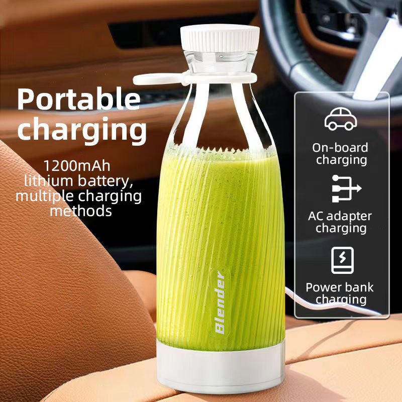 Portable Juicer Blender Electric Fruit Juicer USB Rechargeable Machine Sports Mini Bottle Juicing Blender
