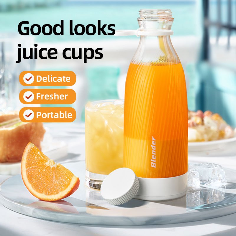 Portable Juicer Blender Electric Fruit Juicer USB Rechargeable Machine Sports Mini Bottle Juicing Blender