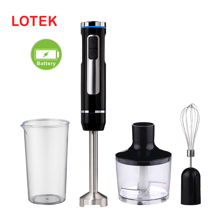 Hand - held rechargeable wireless multi - function mixer mixer