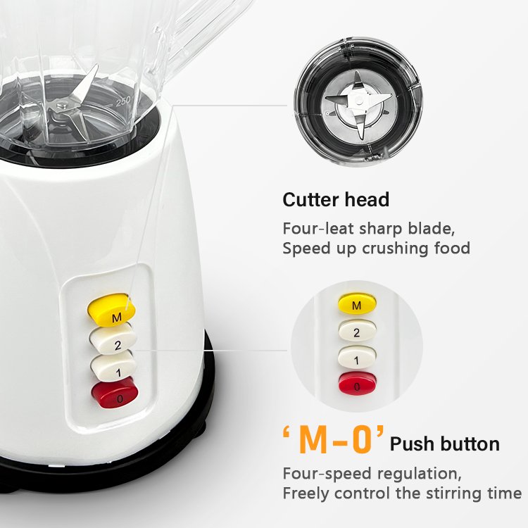 Juicer Blender High Speed Power Blender Double Safety Food Hand Mixer Nutri Blender Mixer Grinder Meat Mincer