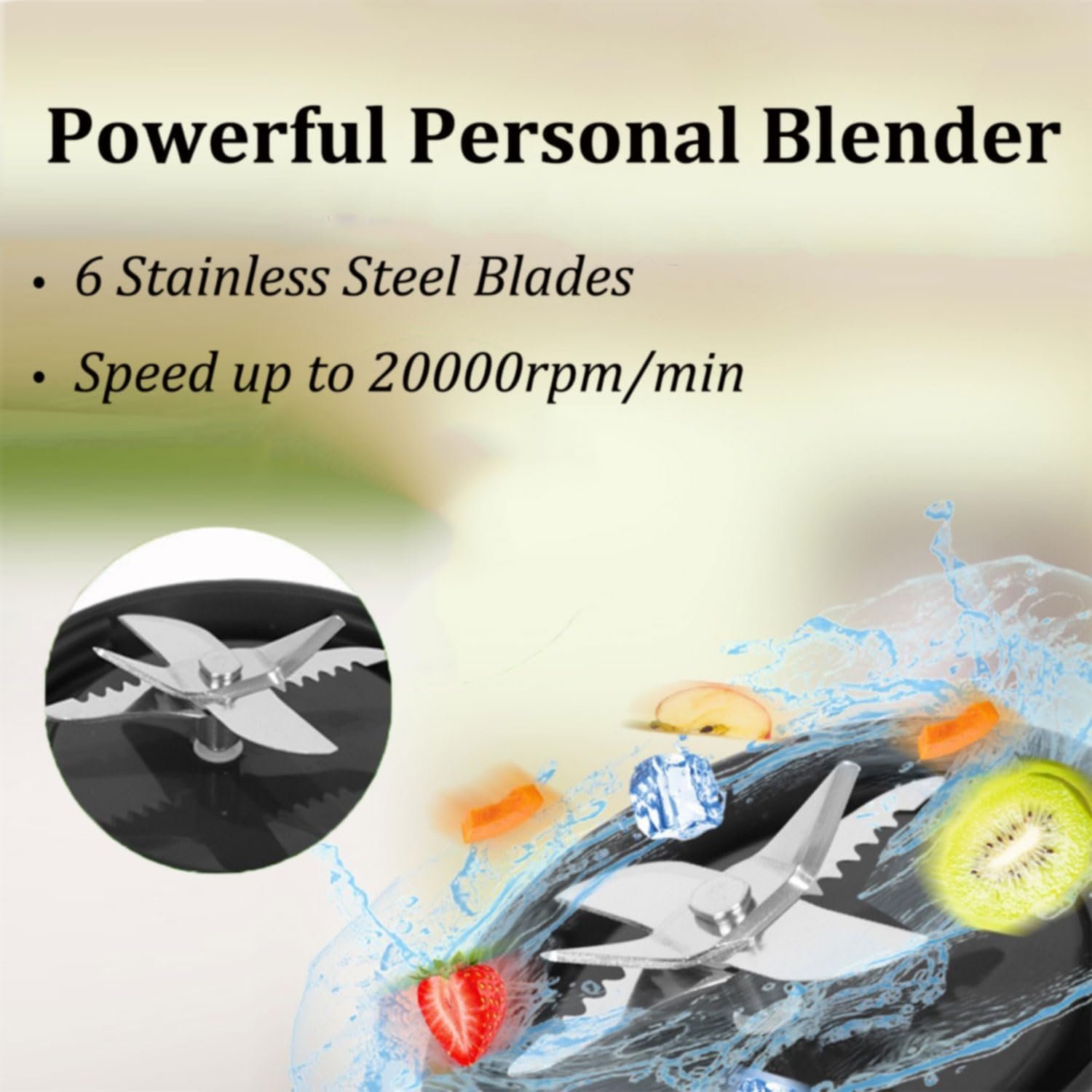 Ligkevan High Quality 450ML Portable USB Rechargeable Mini Juicer Blender for Smoothies Shakes Personal Use Portable Blender