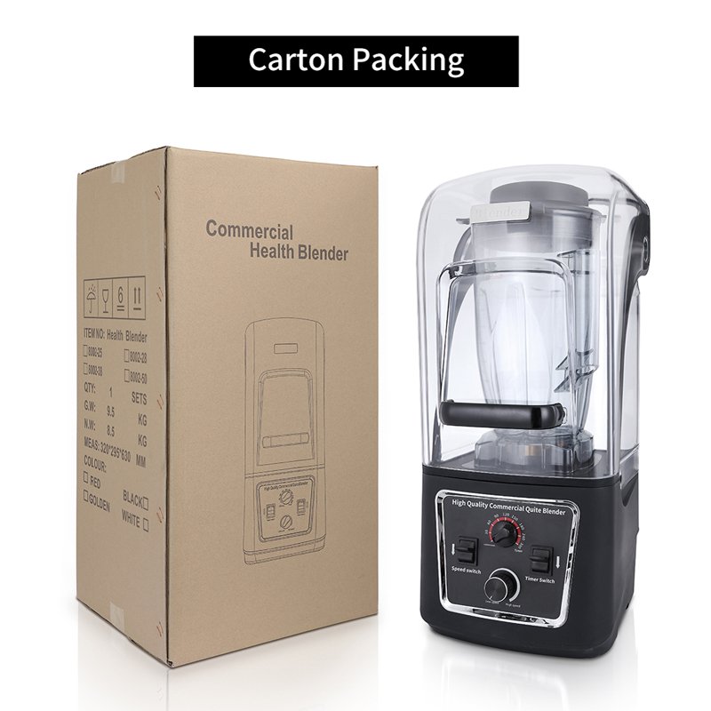 4L 2000W Large Blender Commercial Heavy Duty Smoothie Blender Machine for Restaurant