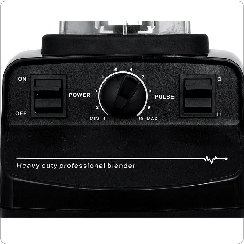 New Design Commercial Heavy-Duty Blender Food Processor Multifunctional Smoothie Mixer Stainless Steel Grinder Kitchen Household