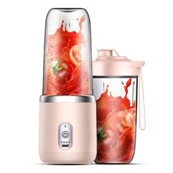 2024 Best selling products 6 Blades 400ML Rechargeable Fruit Juicer Electric Mini Hand Portable Blender