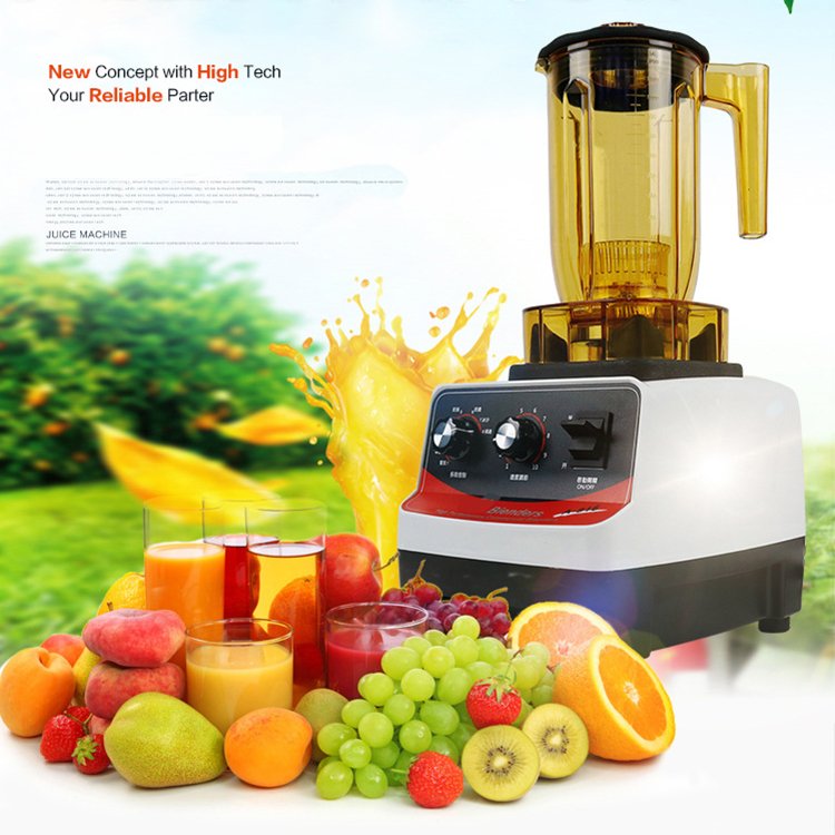 1500W Tea Extraction Machine Milk Tea Catering Commercial Portable Kitchen Smoothie Mixer Blender